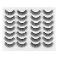 thumbnail image 1 of Pestañas Postizas ZHAOCHENG Naturales 14 Pares Voluminosas, 1 of 5