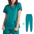 thumbnail image 5 of Ropa de trabajo médica elástica de secado rápido, ropa quirúrgica para quirófano de dentista oral, ropa fina para lavarse a mano, 5 of 5