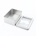 thumbnail image 1 of Caja de hierro para embalaje con ventana rectangular, accesorios y piezas, caja de hierro para embalaje general, caja de hojalata, 1 of 2