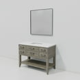 thumbnail image 5 of Norwalk 48 in W Grey Oak Single Bath Vanity, Cultured Marble Top, and 46 in Mirror, 5 of 8