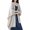 Creamy Camel, variant on PIKADINGNIS Women's Color Block Shawl Wrap Ruana Oversized Cardigan Sweater Winter Soft Open Front Poncho Cape Buckle Plaid Pashminas