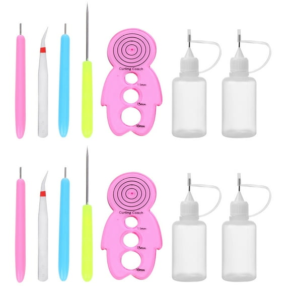 2 PCS Paper Quilling Tool Set Easy Use Tools Rolling Kit