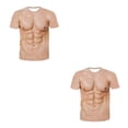 thumbnail image 1 of Sonducket 3D Graphic Digital Printed MuscleT-shirt Men  Christmas Halloween 2piezas METRO, 1 of 1