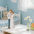 thumbnail image 5 of Pregnant Couple Embrace Statue, Resin Expecting Parents Figurine, Heartfelt Baby Bump Touch Sculpture, Home Decor, 5 of 8