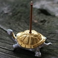thumbnail image 6 of Brass Incense Holder - Snail Turtle Incense Burner and Cone Incense Holder with Ash Catcher-Incense Stick Holder Censer Stand Tea Culture Meditation Decor, 6 of 8