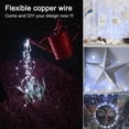 thumbnail image 7 of 2 Pack 50 LED Christmas Fairy Lights, 16.5ft Battery Powered String Lights with Remote, 8 Modes Twinkle Lights for Bedroom Centerpiece Gift Outdoor Xmas Tree Decor, Warm White, 7 of 7