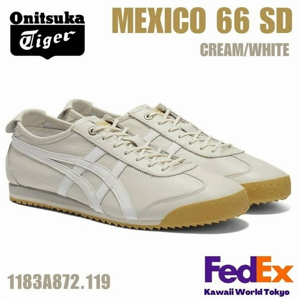 Onitsuka Tiger MEXICO 66 SD CREAM / WHITE 1183A872 119 UNISEX NEW!! Japan F/S