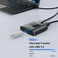 thumbnail image 2 of Conmutador USB USB 3.0 bidireccional para 2 ordenadores, 1 USB, 2 of 9