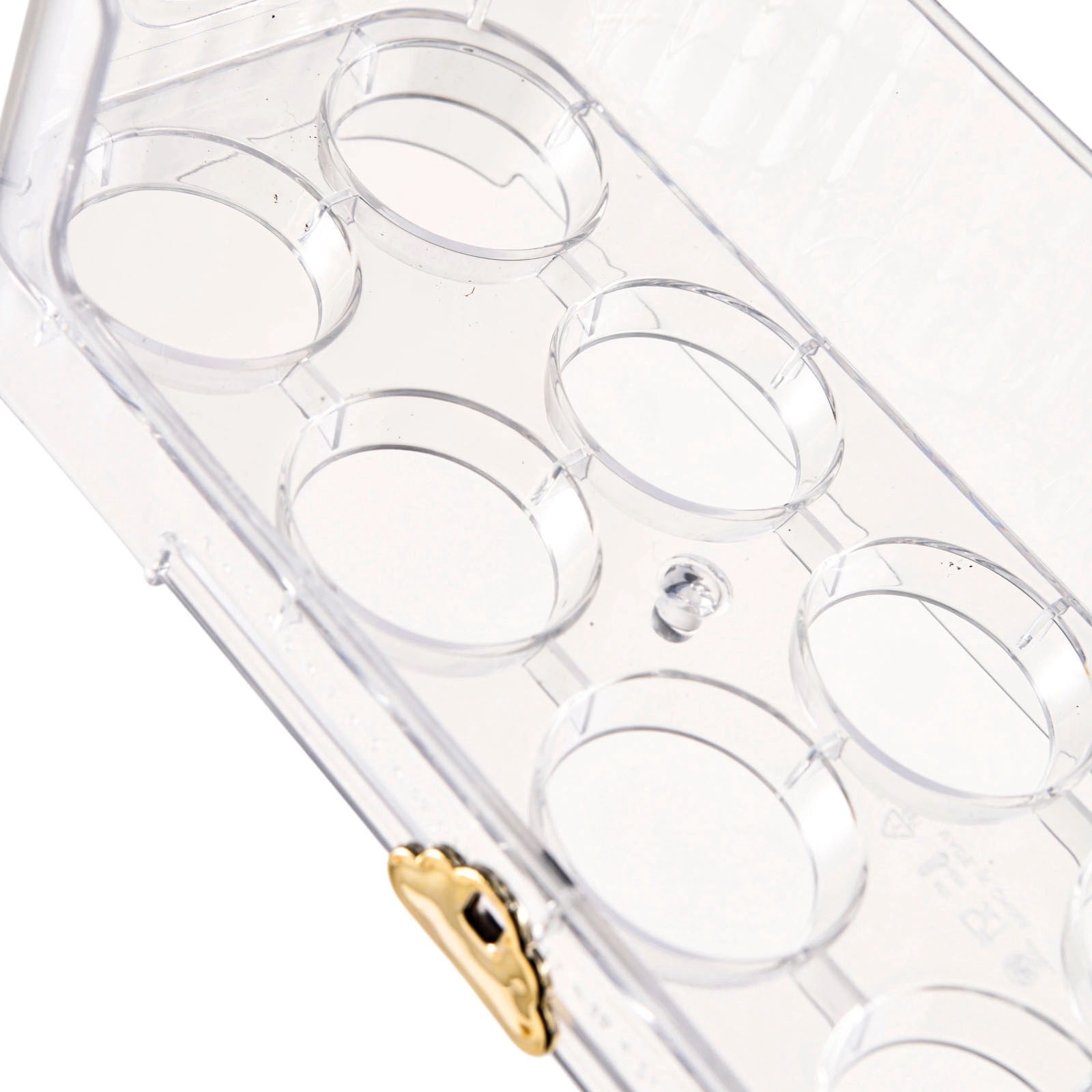 Two Layer Flip Up Egg Storage Container for Refrigerator, Holds 20 Eggs, Space Saving Design with Clear BPA Free , Easy Access Egg Organizer Box for Fridge