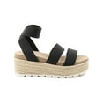 thumbnail image 2 of Esprit Womens Allison Ankle Strap Espadrille Flatform Sandals, 2 of 3