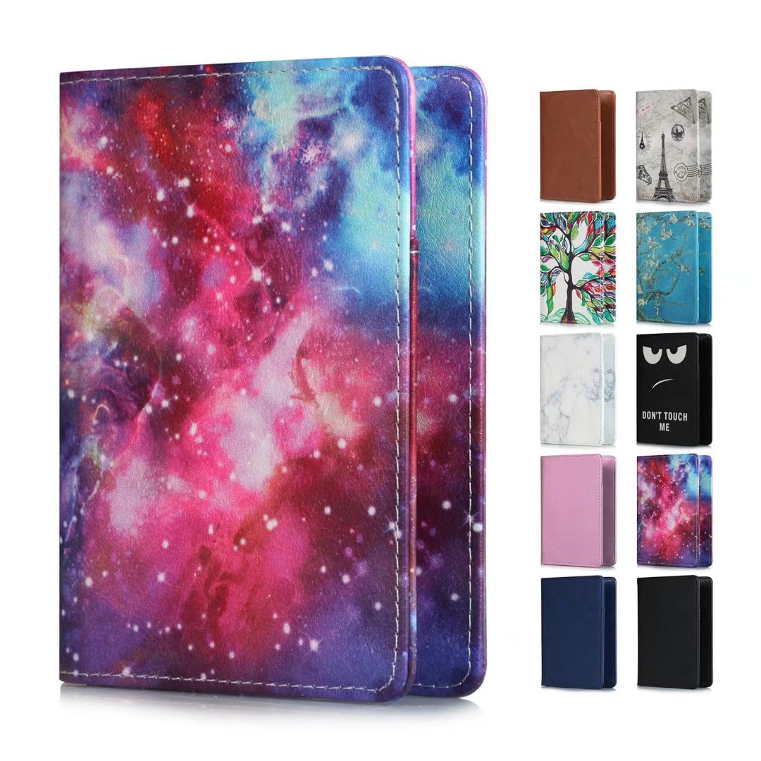 Galaxy Space Fashion Leather Passport Holder Cover Case Travel Wallet 6.5 In