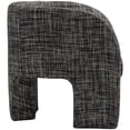 thumbnail image 5 of Meridian Furniture Sawyer Black Weaved Fabric Accent Chair, 5 of 8