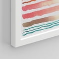 thumbnail image 5 of PixonSign Framed Wall Art Rainbow Pastel Paint Stroke Collage Prints, Set of 4 Abstract Shapes Wall Decor Arts, Colorful Wall Décor, Adhesive Canvas Poster, Modern Home Artwork - 8"x10" White, 5 of 5