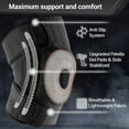 thumbnail image 3 of DR. BRACE ELITE Knee Brace with Side Stabilizers & Patella Gel Pads for Maximum Knee Pain Support and fast recovery for men and women-Please Check How To Size Image (Pluto, Medium), 3 of 10