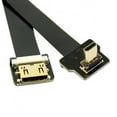 thumbnail image 2 of Chenyang CY CYFPV Up Angled 90 Degree FPV Micro HDMI Male to Mini HDMI Female FPC Flat Cable 10cm for FPV HDTV Multicopter Aerial Photography, 2 of 7