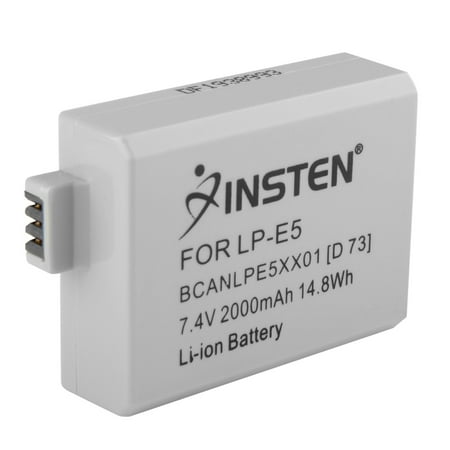 Insten Canon LP-E5 Compatible Li-Ion Battery For EOS Rebel Xsi XS T1i 450D 500D 1000D Kiss F X2 X3