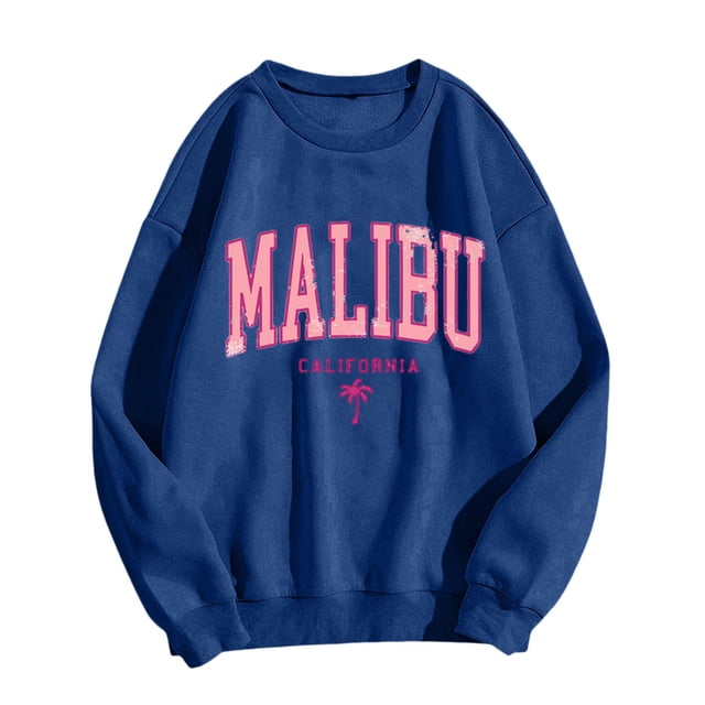 HNMKIU Chemise à Manches Longues Femme Imprimé MSLIBU Adulte Unisexe Col Rond Sweat à Capuche