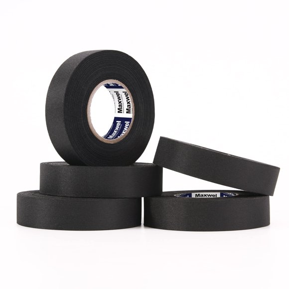 Cinta adhesiva para arneses de cables Maxwel Manufacturing, tela automotriz, 5 rollos
