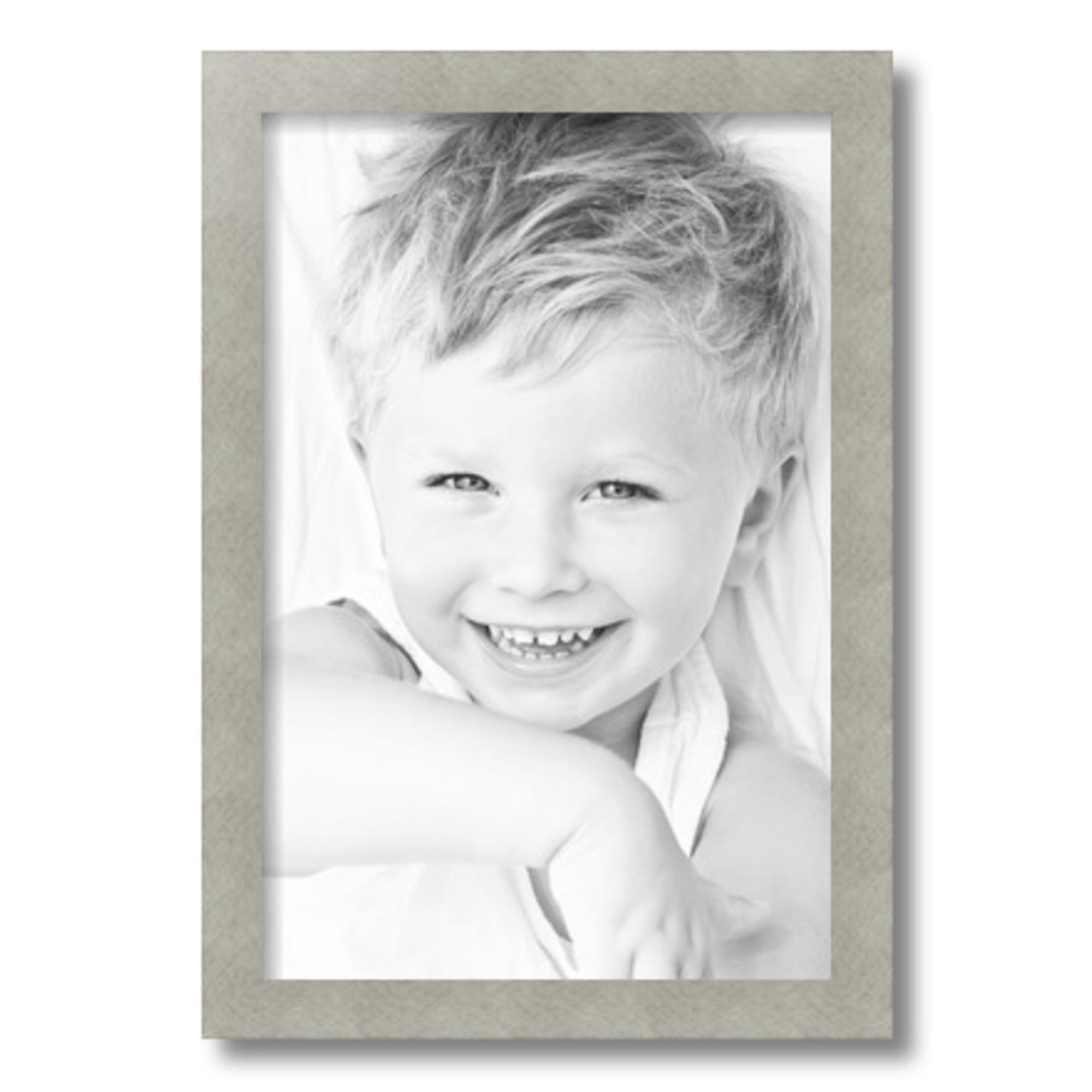 ArtToFrames 12" x 18" Classic Silver Picture Frame, 12x18 inch Gray MDF Poster Frame (WOM-4499), 4 Pack