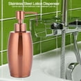 thumbnail image 1 of Dispensador de líquido de jabón Jadeshay de acero inoxidable 350 ml color oro rosa, 1 of 8