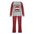thumbnail image 2 of Odeerbi Matching Family Christmas Pajamas Sets Women Xmas Printed Loungewear Round Neck Tops and Pants Family Jammies Set Sleepwear for Dad, 2 of 3