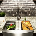 thumbnail image 2 of AKDY 30"x20"x9" Apron Farmhouse Handmade Stainless Steel Kitchen Sink, 2 of 6