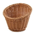 thumbnail image 4 of DECORNIJIA Simulated Rattan Design Storage Basket Plastic Woven for Family 1Pcs, 4 of 8
