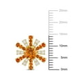 thumbnail image 2 of Everly Women's Citrine and Topaz 18k Yellow Gold Plated Earrings, 2 of 5