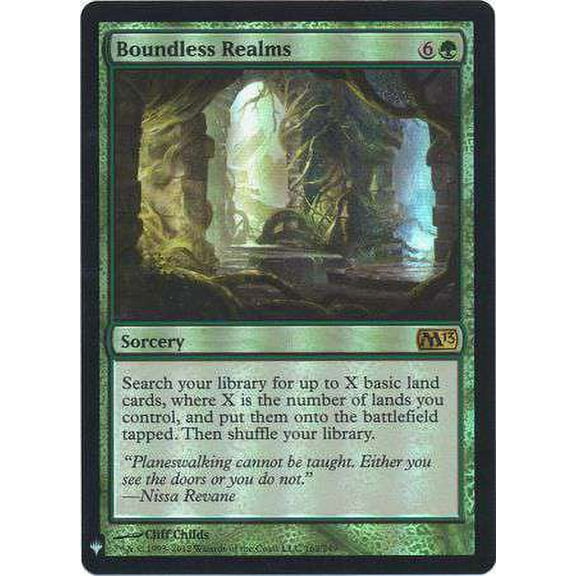 MtG Mystery Booster / The List Rare Boundless Realms (Foil) #162