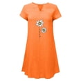 thumbnail image 4 of Sexy Vestidos Cortos de Verano para las Mujeres 2025 Moda Suelta de Ocio Vestido de Manga Corta con Cuello en V, Vestido Casual de Rodilla, 4 of 8