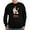 Black, variant on CafePress - Christmas Kitty Sweatshirt - Classic Crew Neck Sweatshirt