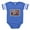 Royal Blue, variant on CafePress - Tibetan Spaniel - Cute Infant Baby Football Bodysuit