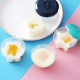 thumbnail image 4 of benyan 4 Pieces Cute Plastic Egg Cooker Set with Various Shapes and Lid Handle, 4 of 5