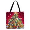 thumbnail image 1 of Bolso de compras de hombro con estampado de oso navideño, bolso de mano grande informal Tmvgtek Para estrenar, 1 of 4