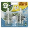 Air Wick Scented Oil Air Freshener, Fresh Waters Scent, 2 Mega Refills, 1.35 Ounce