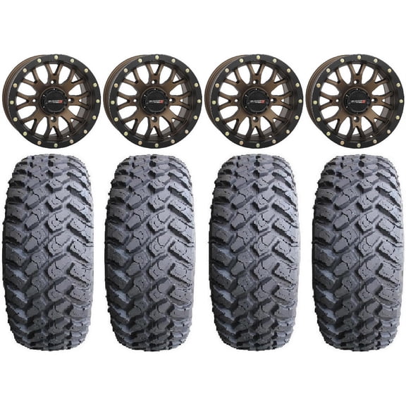 System 3 ST-3 Bronze 14" Wheels 31" MotoHammer Tires Polaris RZR XP 1000 / PRO XP / Ranger XP 900/1000