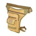 thumbnail image 5 of GARENDE Drop Leg Bag Thigh Bag Detachable Leg Straps Men Women Practical Waterproof Waist Pack for Travel Motorbike Outdoor Fisherman Khaki, 5 of 9
