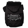 thumbnail image 5 of Christmas Pet Dog  Cat Hoodie Screen Printed, "Season's Greetings", 5 of 10