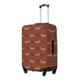 thumbnail image 2 of Wukai Dachshund Dog Puppy Elastic Luggage Cover: Personalized Protection for Your Suitcase - Fits 19~29-inch, Washable & Durable Travel Companion-Medium, 2 of 8