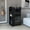 Black, variant on Elegant Gray Bar Cart With - Add A Natural Element Modern Open Shelves Display Your Barware Visibly