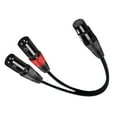 thumbnail image 1 of Cable doble DMX XLR hembra CUTICAT Cable exterior 24AWG 1,5 metros, 1 of 8