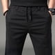 thumbnail image 3 of Pantalones casuales para hombre, estilo clásico de verano Harajuku, moda elegante, estilo coreano, oferta, novedad, pantalones holgados de poliéster estéticos para hombre, 3 of 4