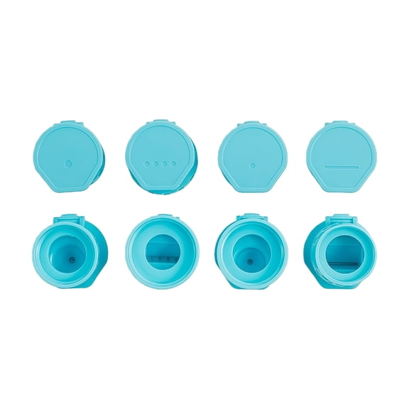 4Pcs Kitchen Organizers Squeeze Bottle Cap for Condiments Flipped Top Screw Lid