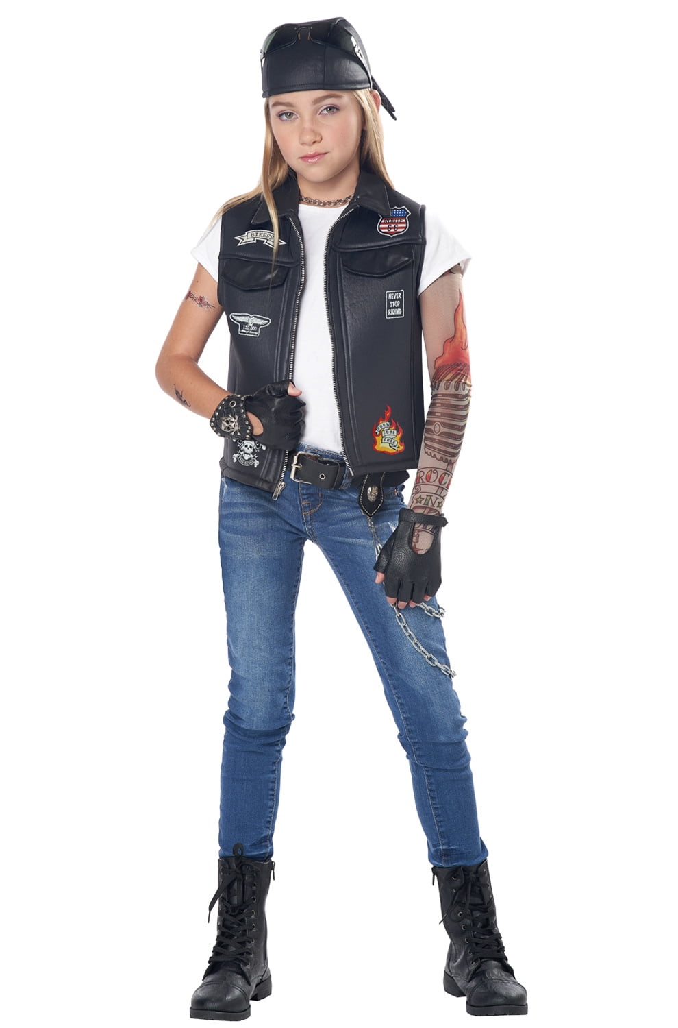 Biker Gang Halloween Costume  Biker halloween costume, Biker