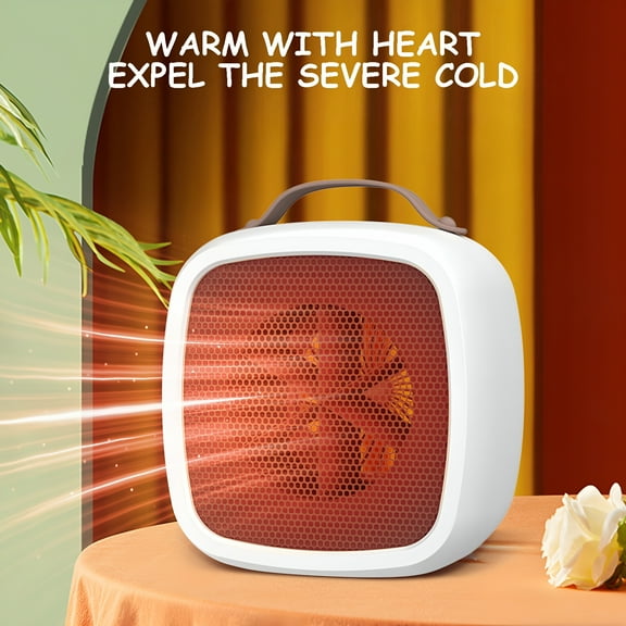 HIBIBUD Winter Portable Heater Convenient Mini Heater Desktop Home Student Electric Heater Foot Warmer