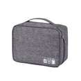thumbnail image 1 of Yuarrent Bolsa organizadora de cables, bolsa de almacenamiento electrónico, organizador de dispositivos, cargador, cables, funda para auriculares, bolsa Type4 NO4 Yuarrent HA1344-02B, 1 of 6