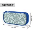 thumbnail image 3 of Uemuo Floral Printed Pencil Pen Case, Portable Pencil Pouch with Zipper, Compact Stationery Bag Makeup Bag, Pencil Bag for Home Office, 3 of 9