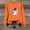 Orange, variant on Womens Sweatshirts Crew Neck Ghost Graphic Printed Halloween Tops Casual Comfy Long Sleeve Basic Pullover Shirts