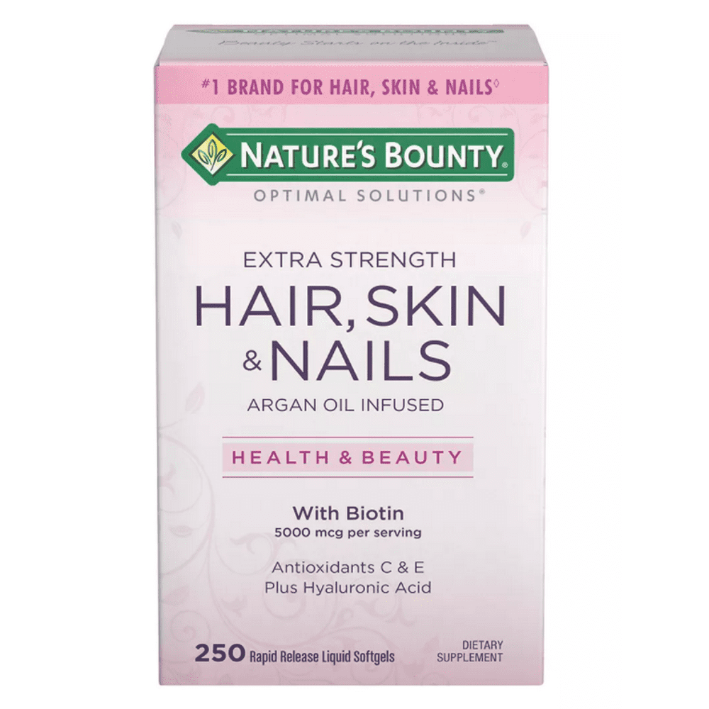 Nature's Bounty Hair, Skin and Nails Extra Strength Vitamins, 250 ct