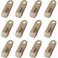 thumbnail image 1 of 12 Pieces Tarp Clips Ground Clips Crocodile Plastic Tent Clips For Camping Awnings Outdoor, 1 of 1